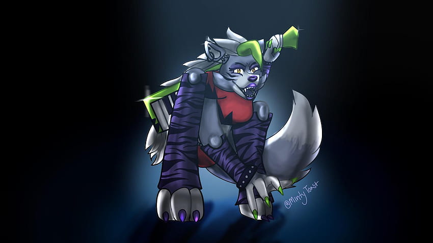 Drew Roxanne Wolf From The Upcoming FNaF Game Security Breach !! : R Furry HD wallpaper