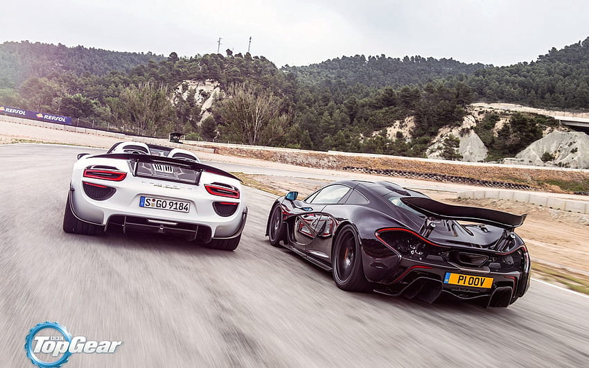 Porsche, McLaren, Mobil, Spider, P1, 918, Supercar, Top Gear Wallpaper HD
