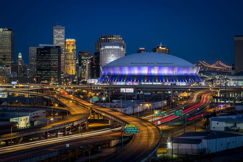 New Orleans. Führen Sie Amerika TX, LLC, Skyline von New Orleans durch HD-Hintergrundbild