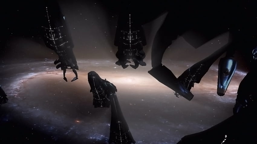 The Reaper - Mass Effect Reapers в дълбокия космос - HD тапет
