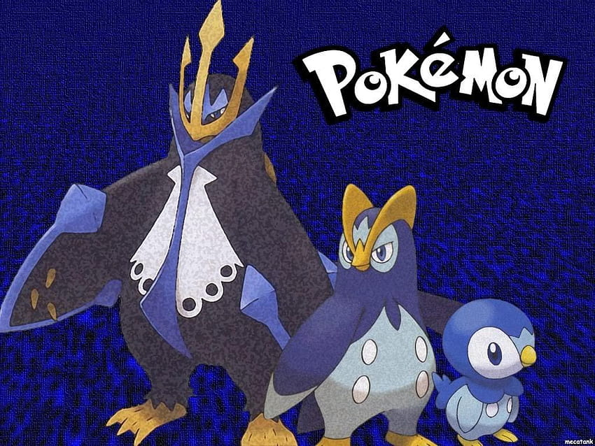 Evolución de Piplup - Pokémon Empoleon fondo de pantalla