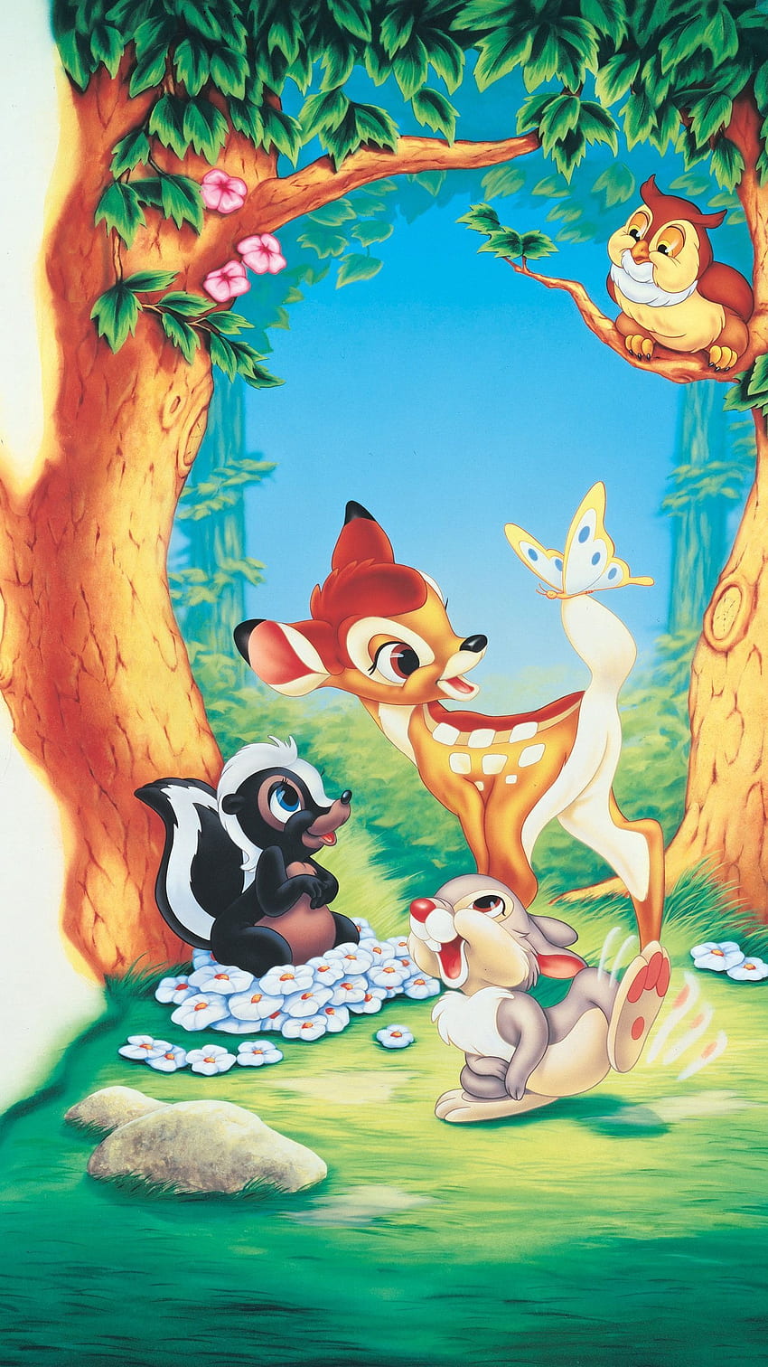 Telefon Bambi (1942) w 2020 r. Bambi Disney, Disney, Cute Disney Movie Tapeta na telefon HD