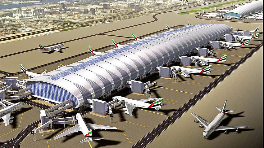 World's Biggest airport(dubai) HD wallpaper