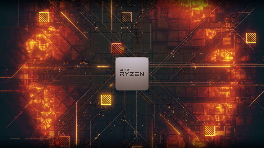 AMD Ryzen-PC HD-Hintergrundbild