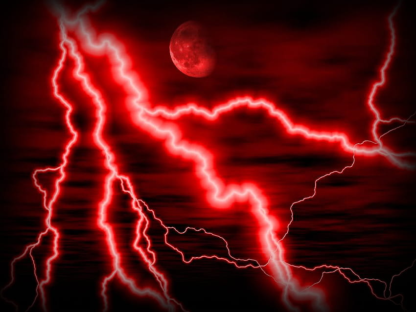 Red Lightning Background Red and Blue Lightning HD wallpaper  Pxfuel