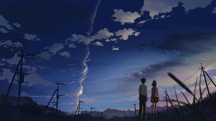 Discrete anime Gallery, Romantic Anime Landscape HD wallpaper