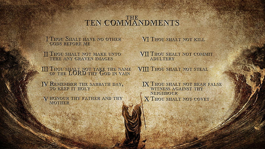 The Ten Commandments HD wallpaper