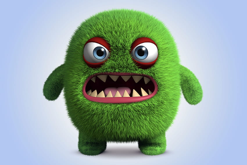 Cute Animated Monster, Cartoon Monster HD wallpaper | Pxfuel