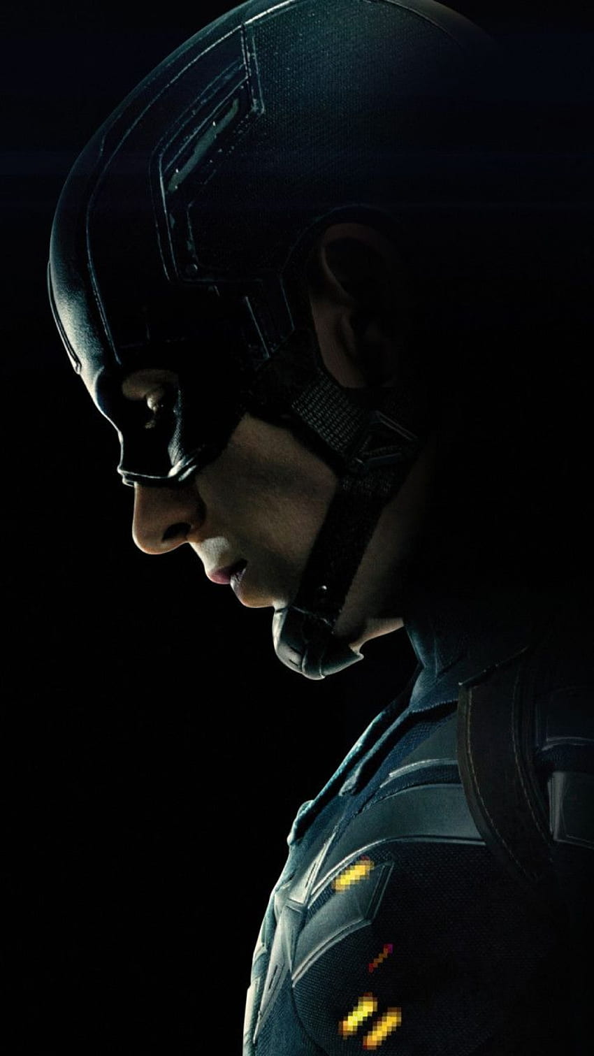 Capitão América e Homem de Ferro, Capitão América Sombrio Papel de parede de celular HD