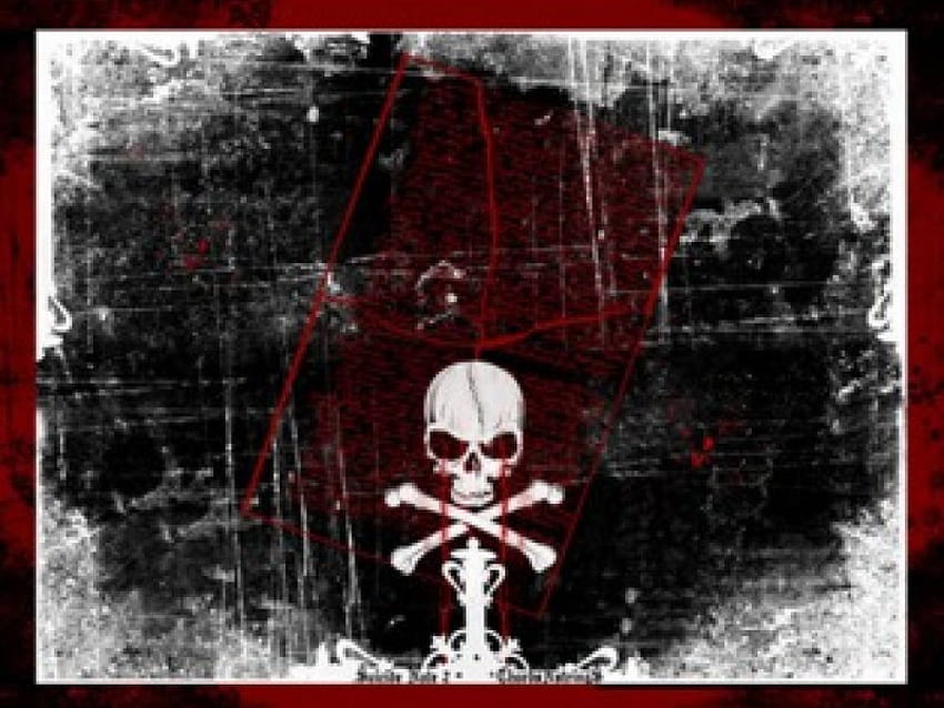 Skull and Cross Bones, skull, cross bones HD wallpaper