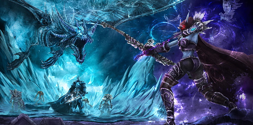 Heroes Of The Storm Lich King World Of Warcraft Sylvanas HD wallpaper
