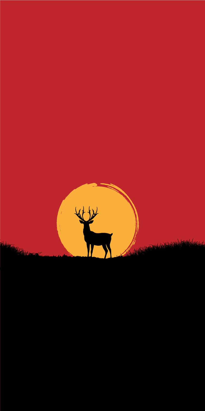 Deer at Sunset in 2021. Red dead redemption art, Red dead redemption artwork, Deer HD phone wallpaper