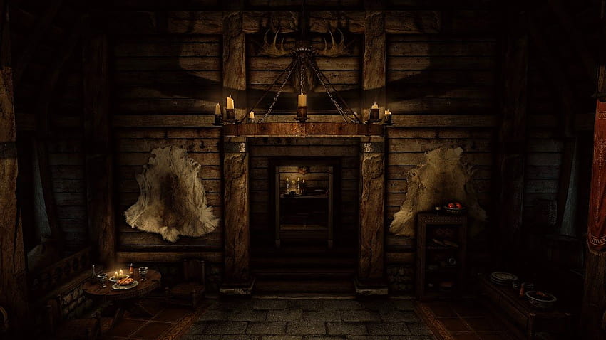 The Rustic Cabin - (ES Skyrim) - [Live ] HD wallpaper