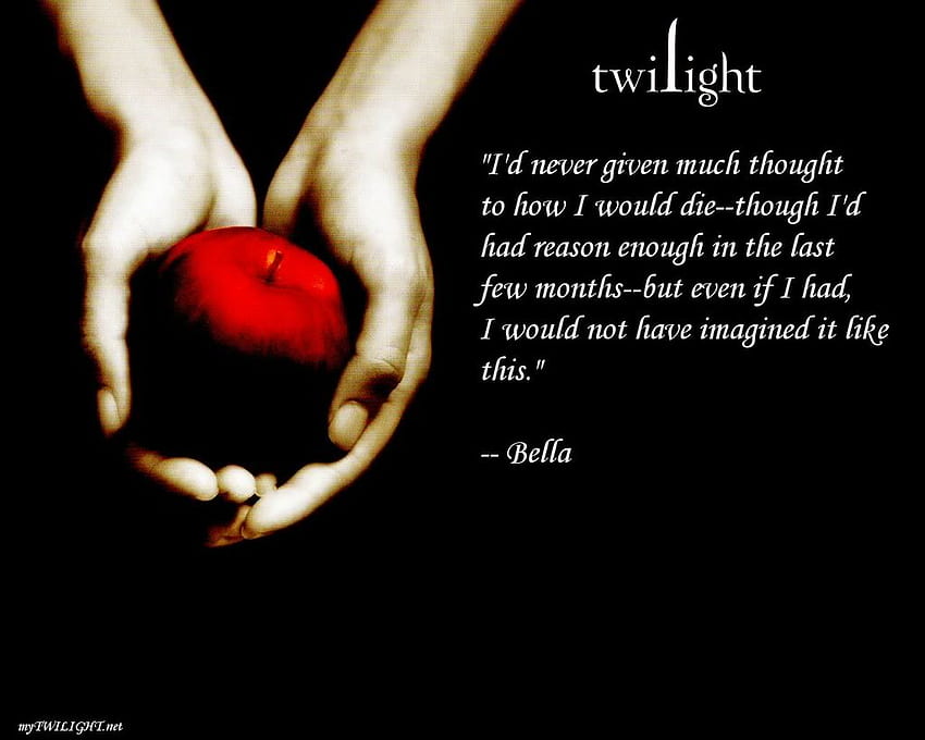 Famous Quotes From Twilight. QuotesGram HD wallpaper | Pxfuel