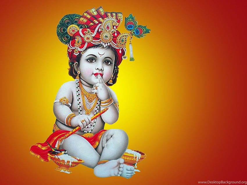 Bal Krishna (Childhood) Background, Baal Krishna HD wallpaper