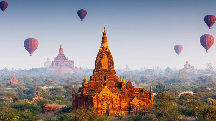 Kuil Buddha Bagan Myanmar U, Buddha Myanmar Wallpaper HD
