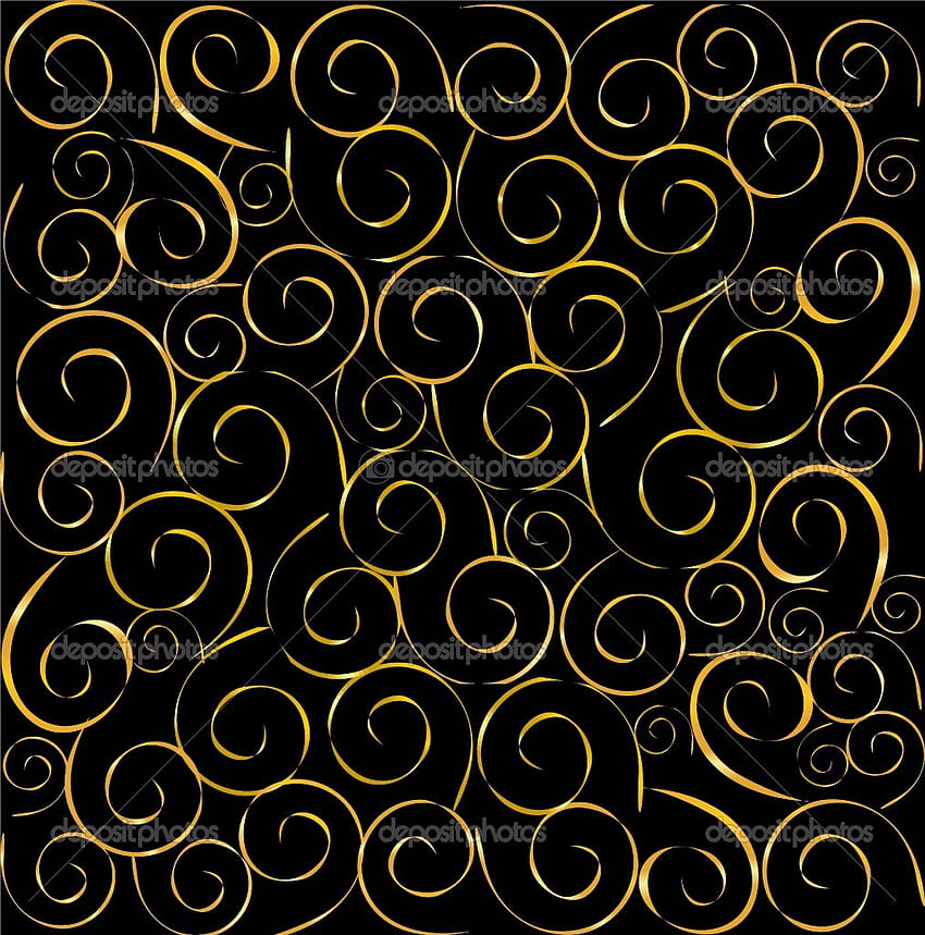 Elegant black and gold background stock vector natalia vlasova [] for your , Mobile & Tablet. Explore Black And Gold Background. Black and Gold HD phone wallpaper