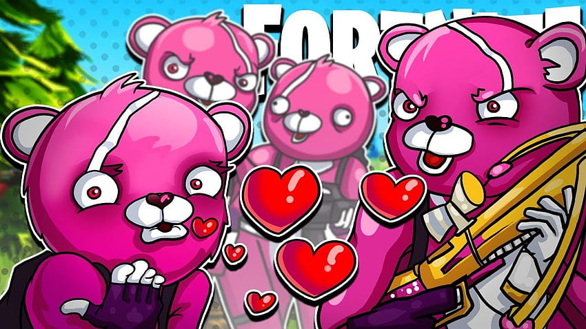 The Cuddle Bears Spread Love! - Fortnite Battle Royale, Fortnite Battle Royal Valentine's HD wallpaper
