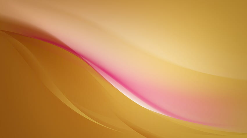 Caramel Color, colorful, caramel, abstract, 3d abstract, wavy lines HD wallpaper