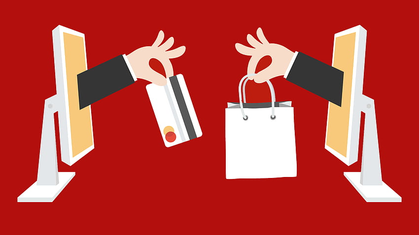 Rozwiązania e-commerce — Inteligentne zakupy online — Tapeta HD