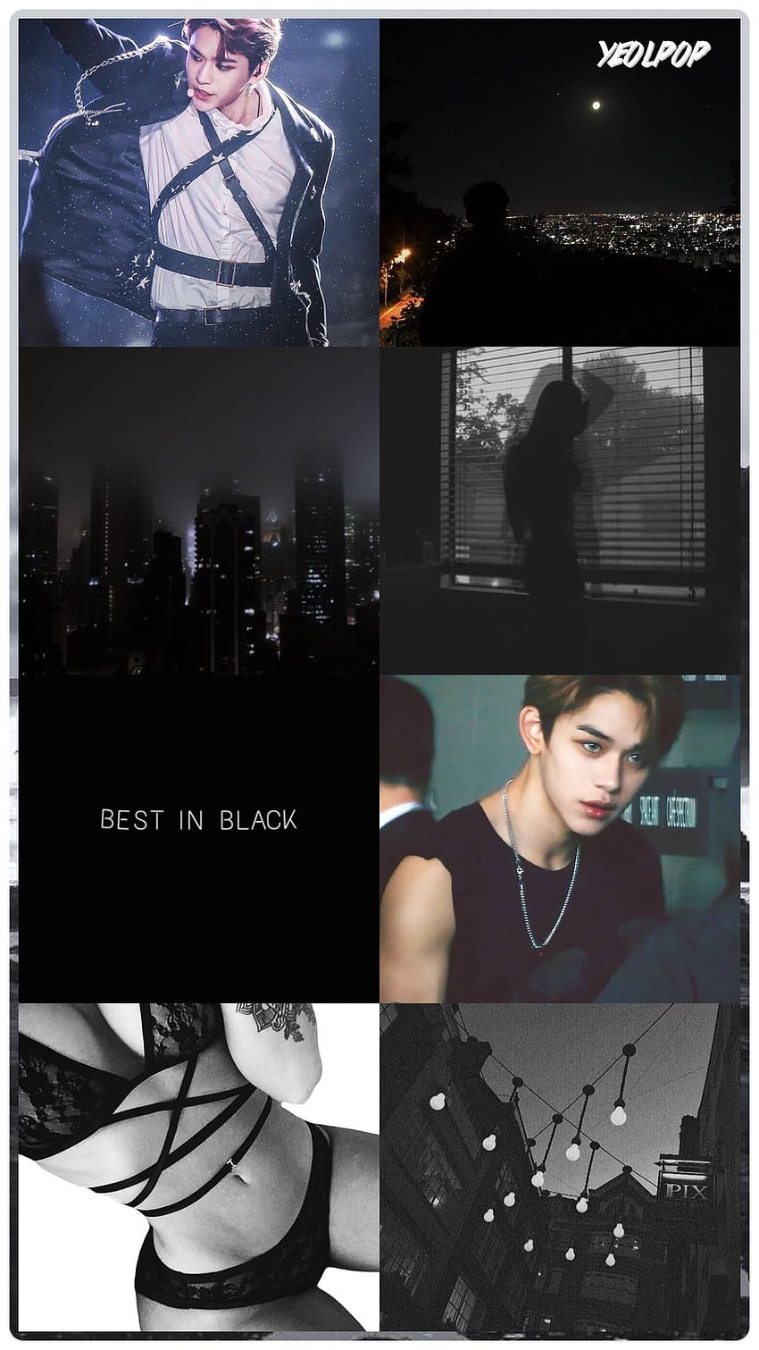 Aesthetic Moodboard Black Aesthetic Collage HD phone wallpaper | Pxfuel