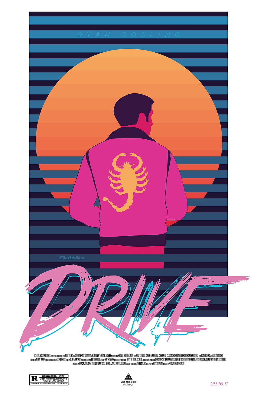 Drive (2011) [3300 x 5100], HQ Background. Gallery. Drive movie poster, Movie posters, Movie poster frames HD phone wallpaper