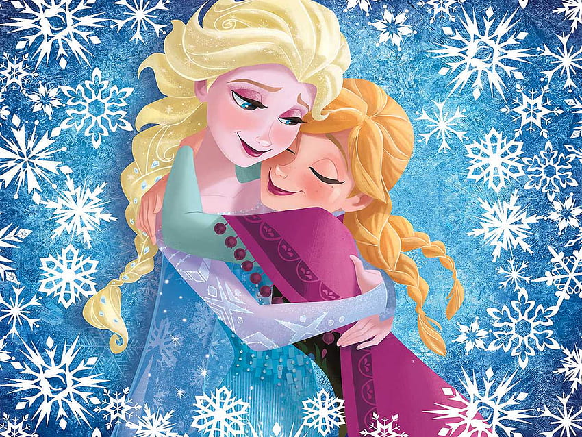 Princesa Elsa y Anna, Elsa rosa congelada fondo de pantalla