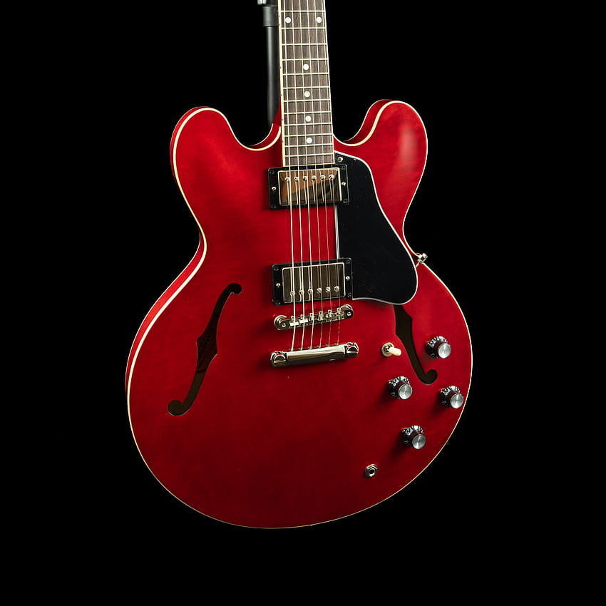 Gibson ES 335 Satin In Satin Cherry Lidgett Music, Gibson 335 Tapeta na telefon HD