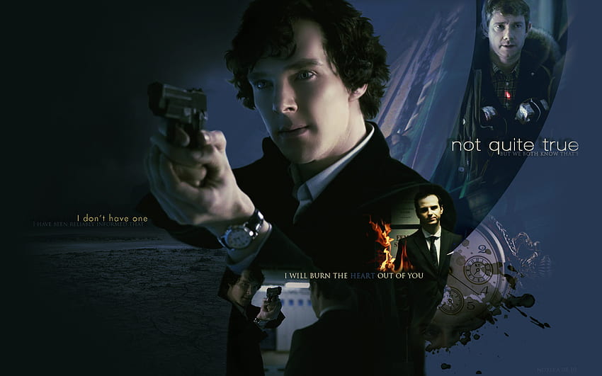Sherlock, Benedict Cumberbatch, BBC, A Hora Final papel de parede HD