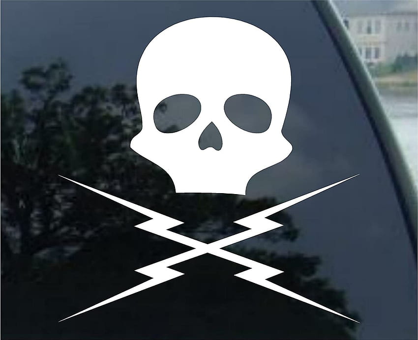 Death Proof Skull & Lightning Grindhouse - Car, Truck, Notebook, Vinyl Decal Sticker (3.5 (2 Pack) any color), Exterior Accessories - Amazon Canada HD wallpaper
