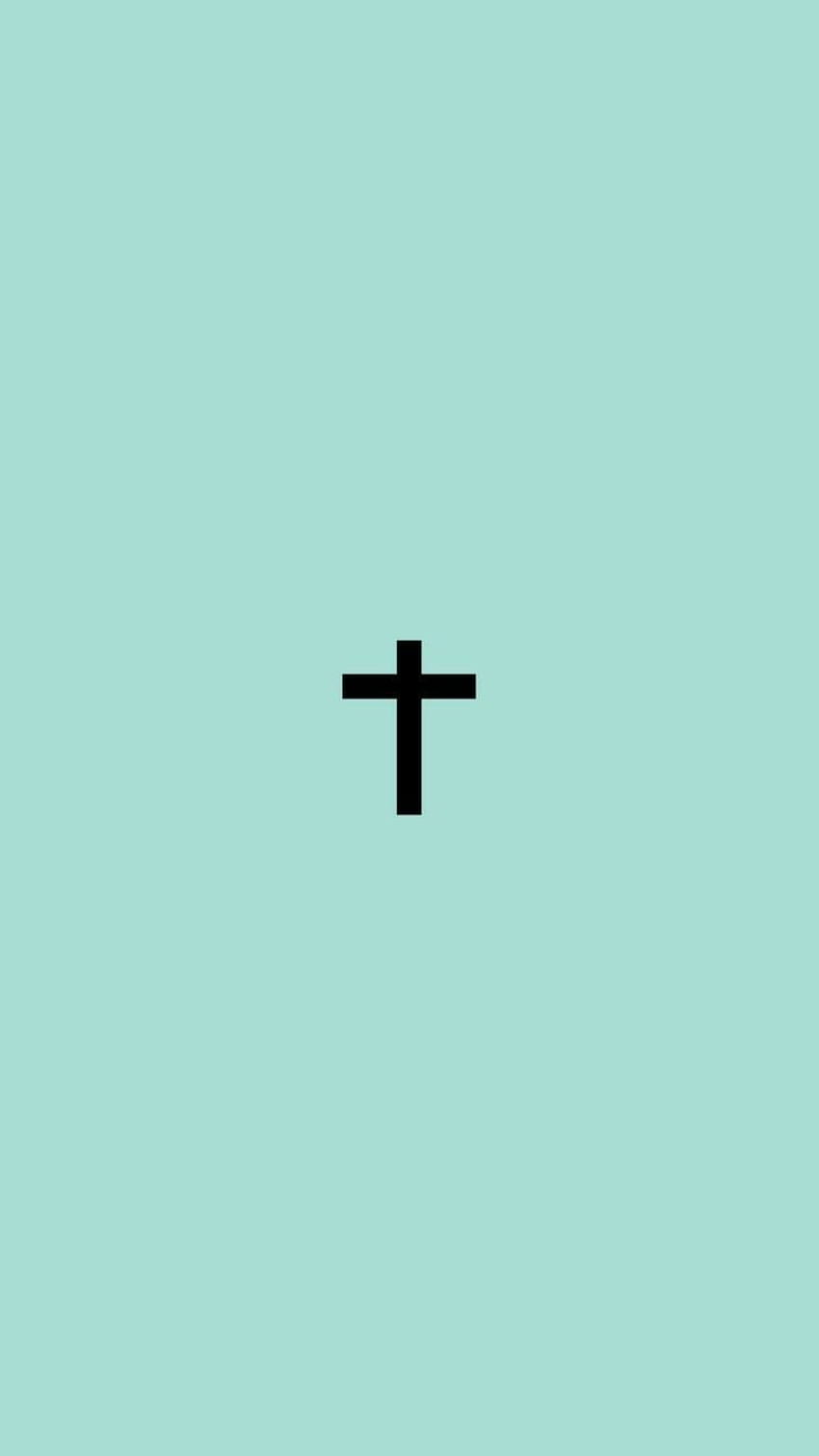 Cute Cross iPhone, Cruz cristiana femenina fondo de pantalla del teléfono