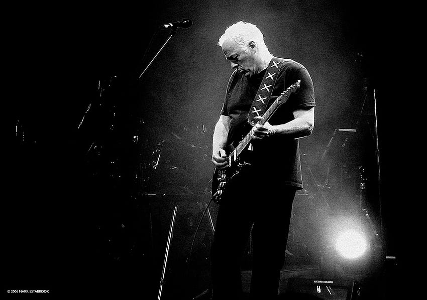 Новини за Pink Floyd - Brain Damage - Дейвид Гилмор - турне през 2006 г., Роджър Уотърс HD тапет