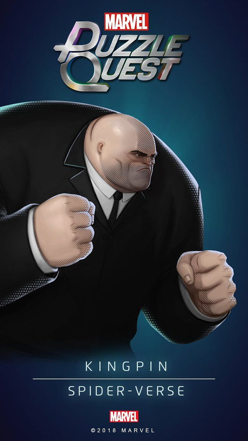 Marvel Puzzle Quest - Always have an eye on Kingpin HD phone wallpaper