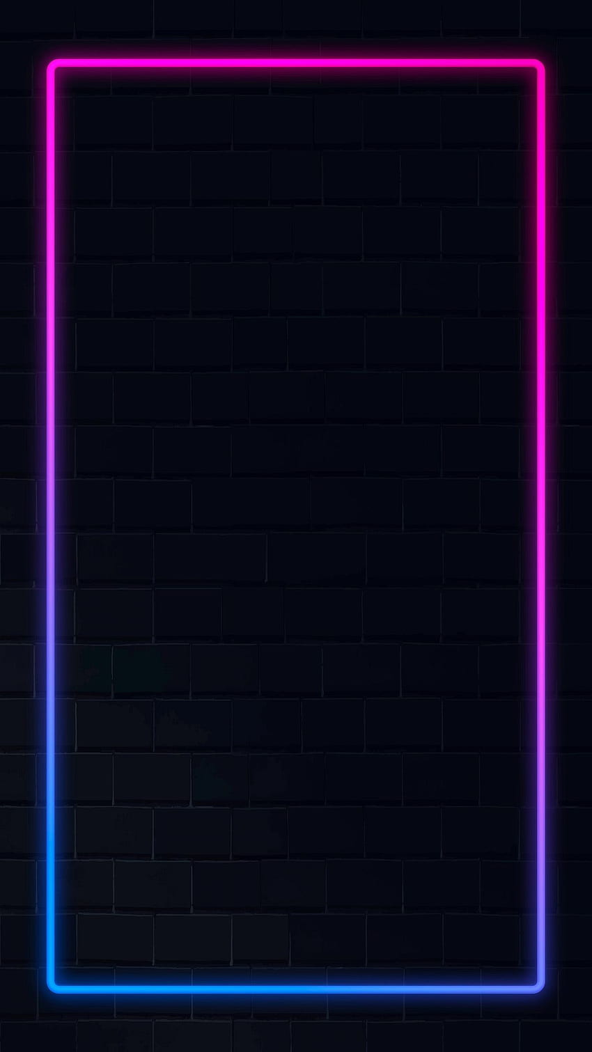 Różowa i niebieska neonowa ramka Neonowa ramka włączona, Cool Neon Pink i Blue Tapeta na telefon HD