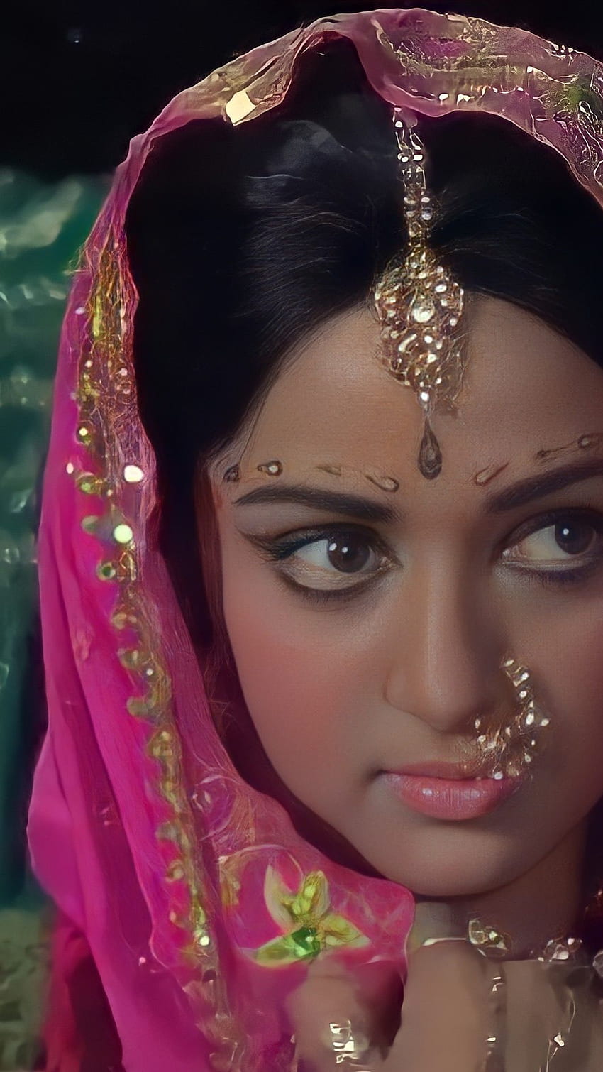 Hema Malini, attrice di Bollywood, vintage Sfondo del telefono HD