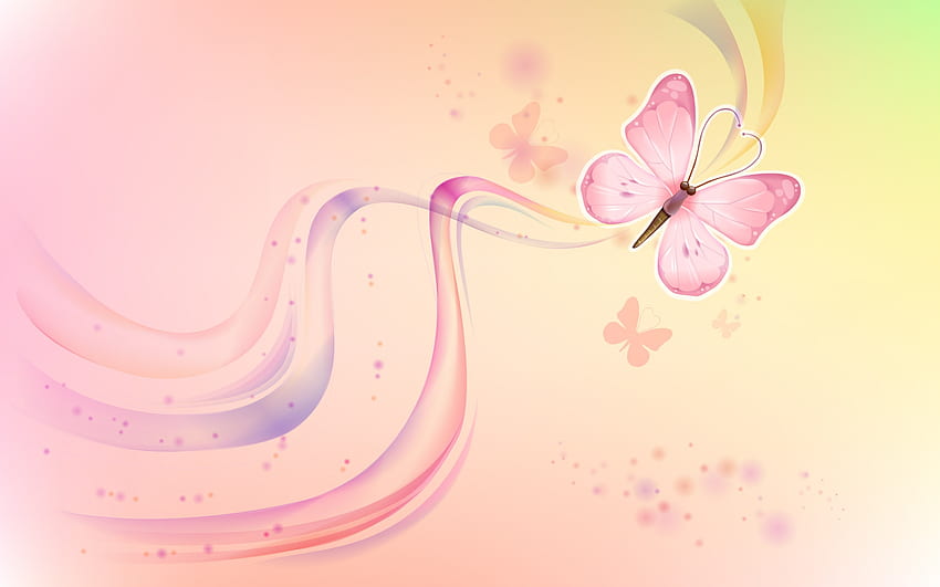 Butterfly, texture, pink, yellow HD wallpaper | Pxfuel