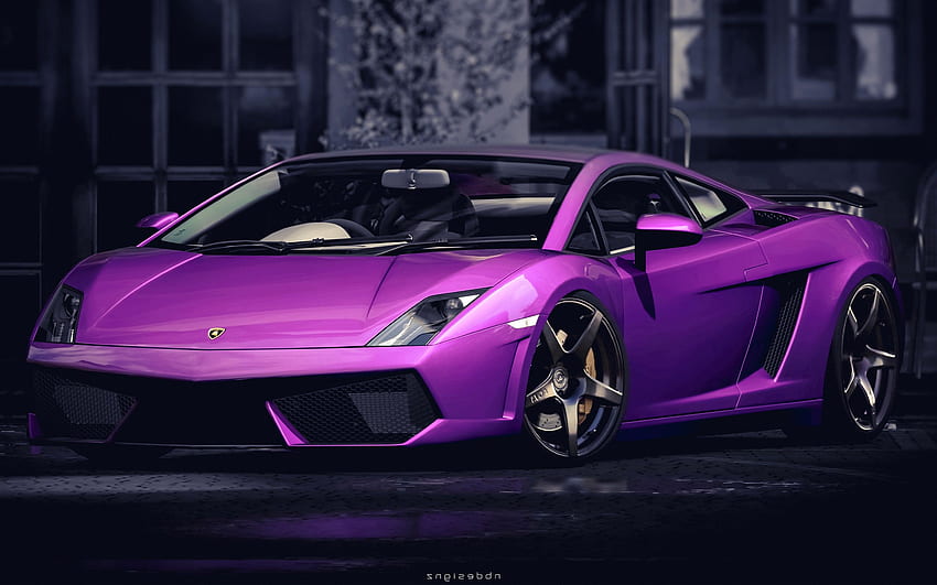 Purple Cars, Purple Ferrari HD wallpaper | Pxfuel