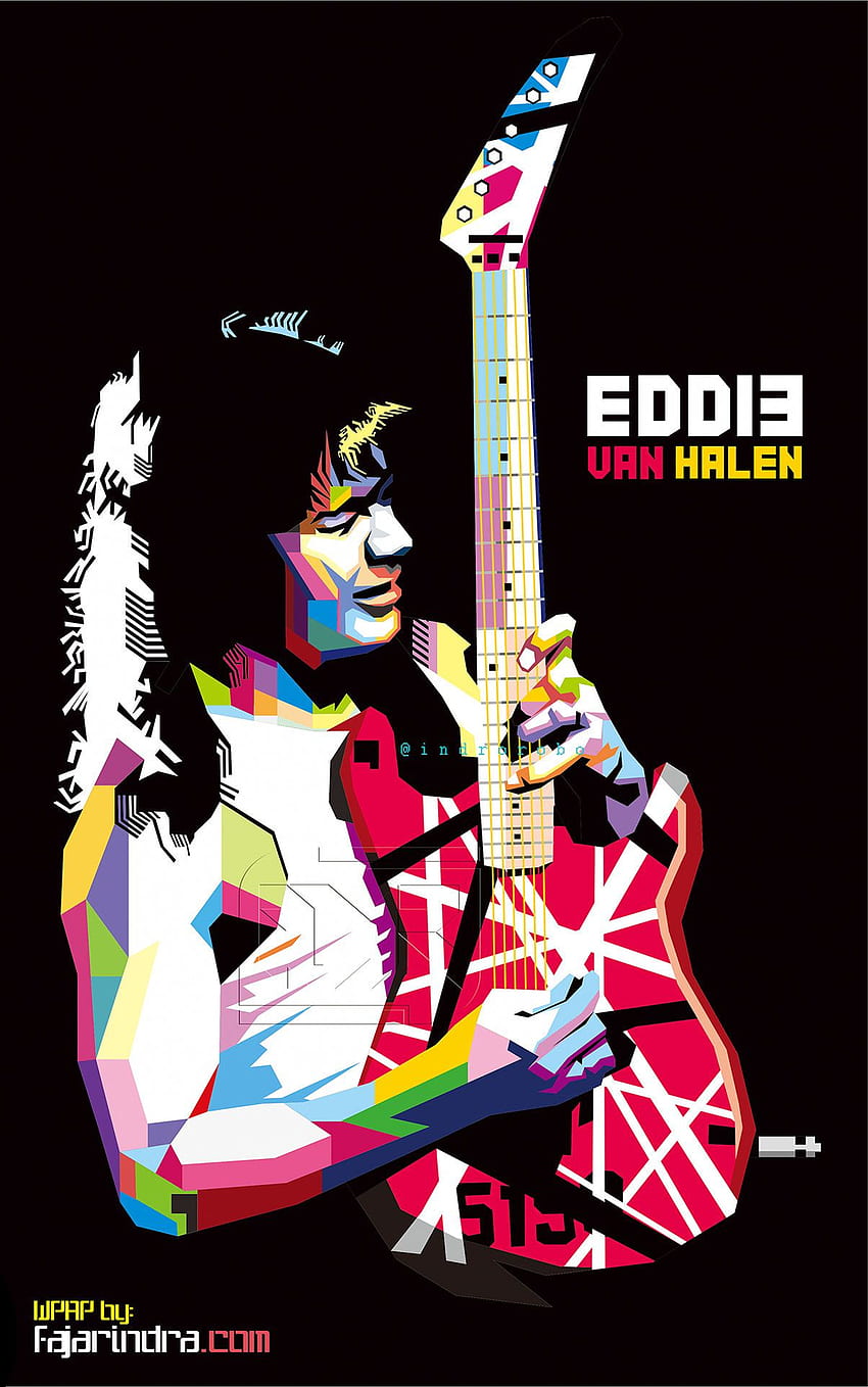 Guitarra Eddie Van Halen fondo de pantalla del teléfono