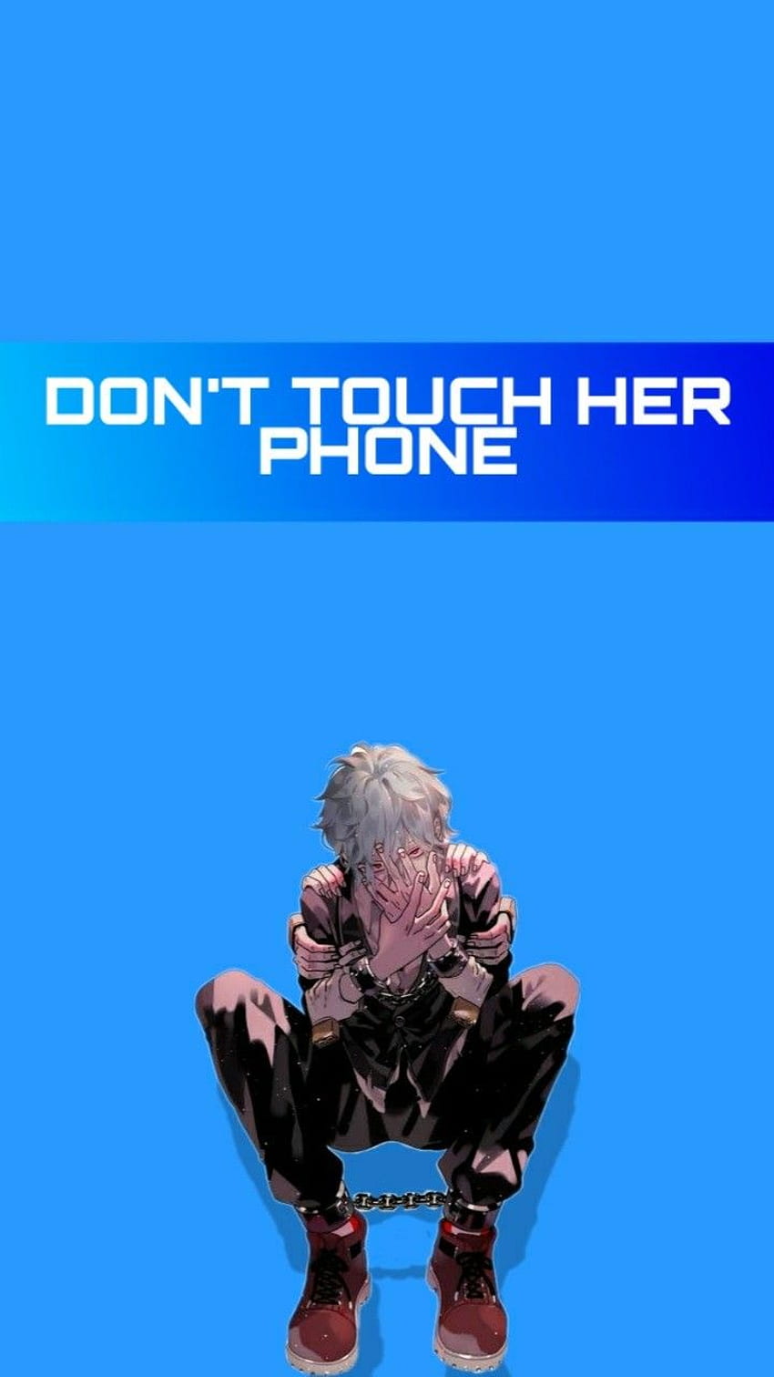 Tomura Shigaraki. . Don't touch her phone. Dont touch my phone , Anime lock screen , Anime phone HD phone wallpaper