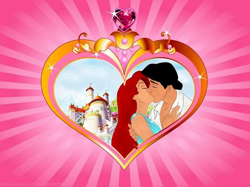 Miglior cartone animato Happy Valentines Day 2015 per dispositivi mobili, Disney Valentine Sfondo HD