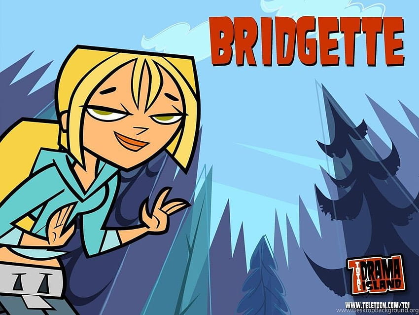Bridgette !!! Total Drama Island Bridgette&Geoff. Background HD wallpaper