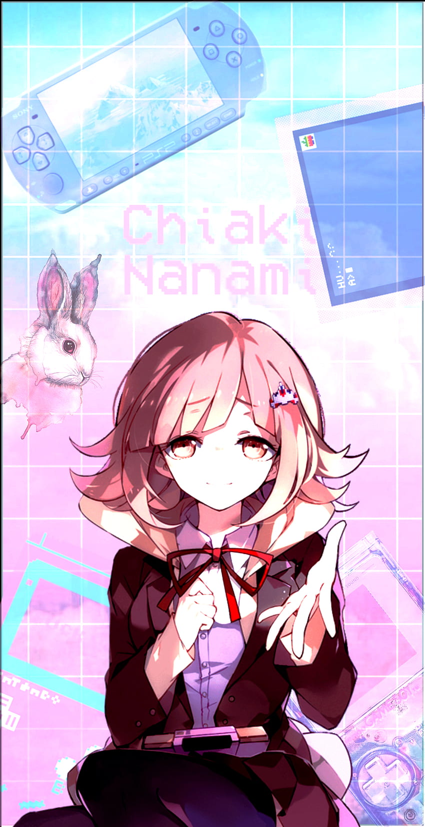 I made a of Chiaki Nanami. No belongs to me, all HD phone wallpaper