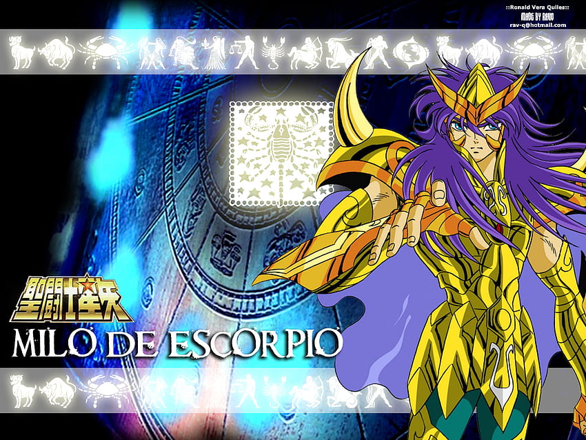 Milo the Scorpio - Saint Seiya (Knights of the Zodiac) , Scorpio Milo HD wallpaper