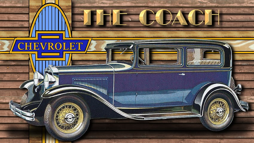 Chevrolet Coach 1931, Carros Antigos Chevrolet, Chevrolet 1931, Carros Chevrolet, Fundo Chevrolet papel de parede HD