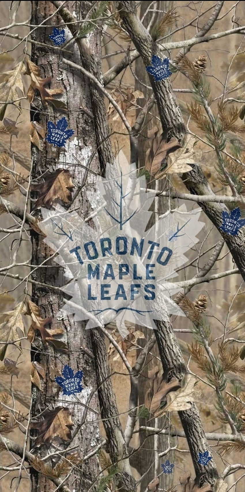 Maple Leafs Camo, хокей, toronto maple leafs, изкуство, realtree, кленови листа HD тапет за телефон