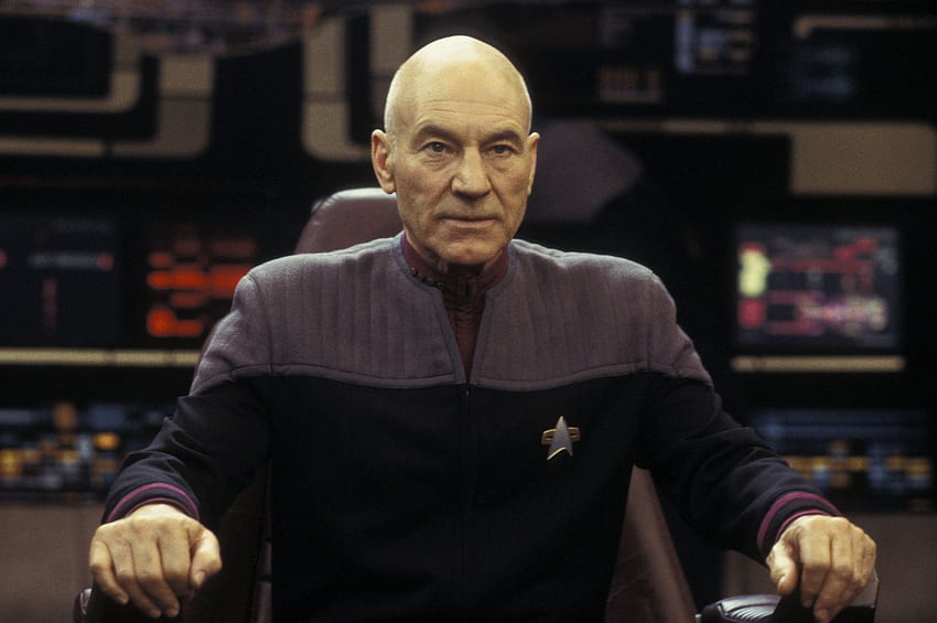 Star Trek: Następna generacja . Tło, kapitanie Picard Tapeta HD