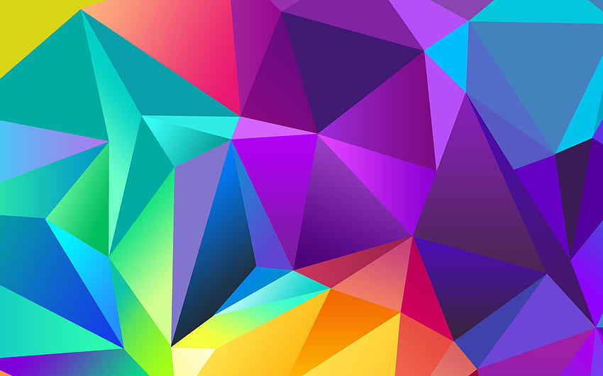 low poly background, abstract crystals, creative, colorful background, geometric art, geometric shapes, low poly art, low poly patterns HD wallpaper