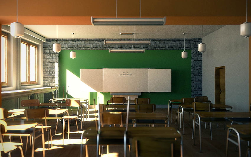 Страхотни идеи за класна стая - Дом с прост дизайн HD тапет