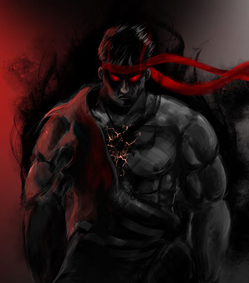 Böse Ryu HD-Handy-Hintergrundbild
