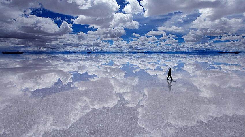 Melhor época para ver o lago nas salinas ou Salar de Uyuni na Bolívia 2022, Salar De Uyuni Bolívia papel de parede HD